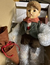 MJ Hummel Goebel Little Scholar 14 Inch Doll School Boy In Orig box New w/stand - £27.21 GBP