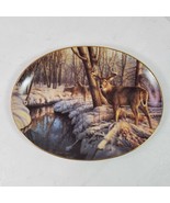 Vintage Winter&#39;s Calm Collector Plate 237C Woodland Tranquility 8.5x6.5 ... - €18,83 EUR