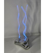 Rare Rabbit Tanaka Acrylic Wave Lighting Bolt Color Change Motion Lamp 3... - $168.25