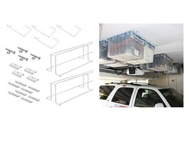 Ceiling Storage Rack, Metal, White - Prime-Line KD 16090 TOTE TRACK - $737.95 MXN