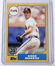2022 Topps Greg Maddux 1987 35th Anniversary Baseball Trading Card GRB1 - £2.35 GBP