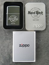 Hard Rock Cafe NEW York, New York Zippo Lighter 1999 Polished Chrome - $28.42