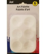 Plastic Art Paint Palettes 6 Cups/Palette 6 Palettes/Pk - £2.32 GBP
