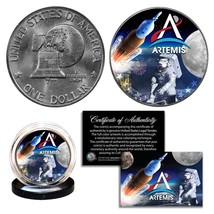 ARTEMIS Program NASA Authentic 1976 U.S. Bicentennial IKE Eisenhower Dollar Coin - £10.31 GBP