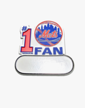 New York Mets #1 Fan Magnet Mets #1 Fan Size 3 By 3 New Mlb - $7.89