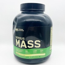 Optimum Nutrition Serious Mass, Protein Powder Vanilla, 6 lb BB 4/26 Dented - £34.44 GBP