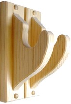 Pine Wooden Fishing Pole Rack Rod Rests Speargun Display Classic Wall Hooks - $14.99