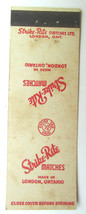 Strike-Rite Matches  London, Ontario 20 Strike Canada Matchbook Cover Matchcover - £1.59 GBP
