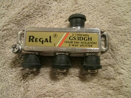 Regal gs3dgh 3 way splitter - $12.94