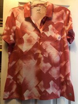 NWT Ladies PUMA Rose Rapture Tie Dye Short Sleeve Golf Polo Shirt - M L &amp; XL - £23.83 GBP