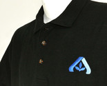 ALBERTSONS Grocery Store Employee Uniform Polo Shirt Black Size L Large NEW - $25.49