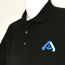 Albertsons Grocery Store Employee Uniform Polo Shirt Black Size L Large New - £20.37 GBP