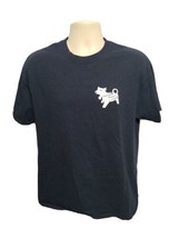 Indian Road Cafe Upstate Manhattan Adult Large Dark Blue TShirt - £14.85 GBP