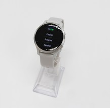 Garmin Venu 2S Watch Silver Stainless Steel with Gray Band 010-02429-02 image 3