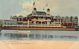 Far Rockaway Long Island Ny~The KULOFF~1900s Rotograph Tinted Photo Postcard - £7.69 GBP