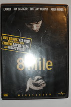 Eminem &quot; 8 Mile &quot; Dvd Movie Widescreen Bonus Kim Basinger Rap Battles Ca... - £15.76 GBP