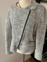 Banana republic gray blazer/jacket size 8 cotton blend - $34.65