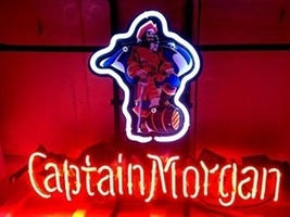 Captain Morgan Rum Distillery Beer Bar Neon Light Sign 17&quot;x 13&quot; [High Quality] - £110.70 GBP