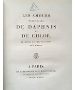 [Les amours pastorales de Daphnis et de Chloe. 1808. ] - £549.85 GBP
