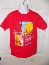 Disney Store Honey Sweet Since 1966 Winnie the Pooh Red SS Shirt Size XS Girl&#39;s - £10.32 GBP