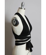 Multiple Ways Convertible Wrap Bralette Black M/L - $39.26 CAD