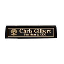 Desk Wedge Name Plate - PERSONALIZED - Celtic Tree of life - 11 Inches (... - $43.11