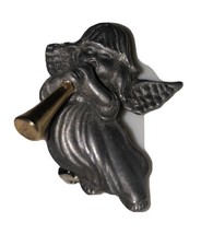 Pewter Angel Pin Brooch with Gold tone Horn - $173.37 MXN Pewter Angel Pin Brooch with Gold tone Horn - $173.37 MXN
