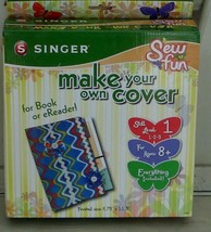 Brand New In Box Sew Fun Make Your Own Cover Kit, For Book Or E Reader Brand New - £15.56 GBP