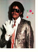 Michael Jackson Menudo teen magazine pinup clipping 80&#39;s Triller waving ... - £2.74 GBP