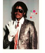 Michael Jackson Menudo teen magazine pinup clipping 80&#39;s Triller waving ... - £2.75 GBP