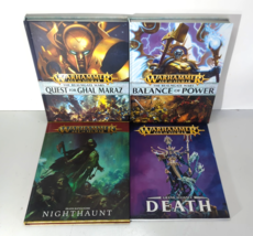 Warhammer Age of Sigmar Vol 1-2, Nighthaunt &amp; Grand Alliance Death 4 Boo... - $119.99