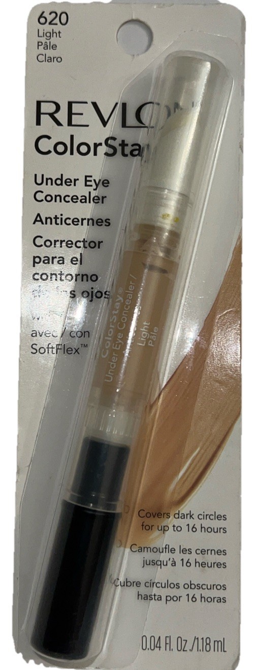 REVLON ColorStay Under Eye CONCEALER With SoftFlex #620 LIGHT New/Sealed... - $15.81