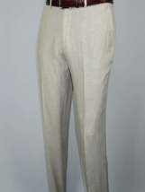 Men's ENZO Linen Spring Summer Suit Light Weight Breathable E58302-7 Natural image 13