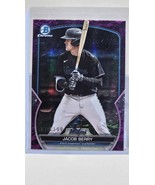 2023 Bowman Chrome Purple Lunar Refractor Jacob Berry RC #138/199 Miami ... - €2,14 EUR