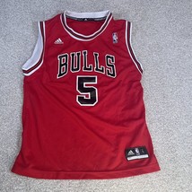Chicago Bulls Carlos Boozer Jersey #5 NBA Vintage Adidas Youth Size Large - £19.65 GBP