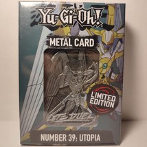 Yugioh Number 39 Utopia Metal Card Ingot Official Konami Collectible Figurine - £29.31 GBP