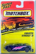 Matchbox - Corvette Stingray III: 1-75 Series #38 (1994) *Purple Edition*  - £3.14 GBP