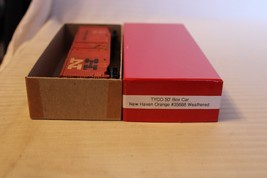 HO Scale Tyco, 50&#39; Box Car, New Haven, Orange #35688, Custom Weathered - £22.03 GBP