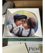 Zolan “Two of a Kind” Mini Collector Plate - 1994 Pemberton &amp; Oakes - CO... - $9.42 CAD