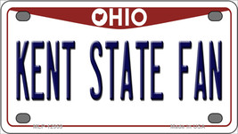 Kent State Fan Ohio Novelty Mini Metal License Plate Tag - £11.75 GBP