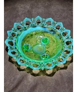 Opalescent.Applied/Green.Candybowl.C.1970 - £39.54 GBP