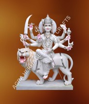 36&quot; Marble Goddess Durga Maa Statue Handmade Art Religious Gift Decor E743 - £33,154.60 GBP