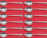 Damask Rose by Oneida Sterling Silver Teaspoon Set 12 pieces 6 1/8&quot; - $434.61