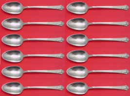 Damask Rose by Oneida Sterling Silver Teaspoon Set 12 pieces 6 1/8" - $970.26 CAD
