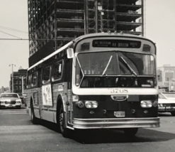 Chicago Transit Authority Bus CTA #3708 No Western Station B&amp;W Photograph - $9.49