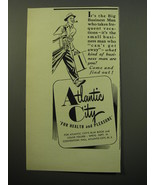 1950 Atlantic City New Jersey Ad - It&#39;s the big business man - £14.55 GBP