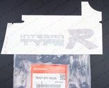 GENUINE HONDA ACURA 94-01 INTEGRA DC2 DB8 REAR TYPE R DECAL (BLACK OUTLI... - $54.00