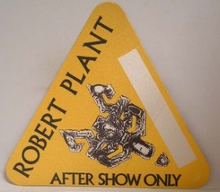 Led Zeppelin / Robert Plant - Vintage Original Cloth Tour Backstage Pass - £7.47 GBP