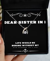 Inappropriate Sister in Law Gifts, Life Would Be Boring Without My Big Sister, F - £39.74 GBP