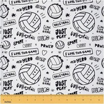 VolleyFab: Game-Inspired Upholstery Fabric for Chairs &amp; Cou - £79.59 GBP